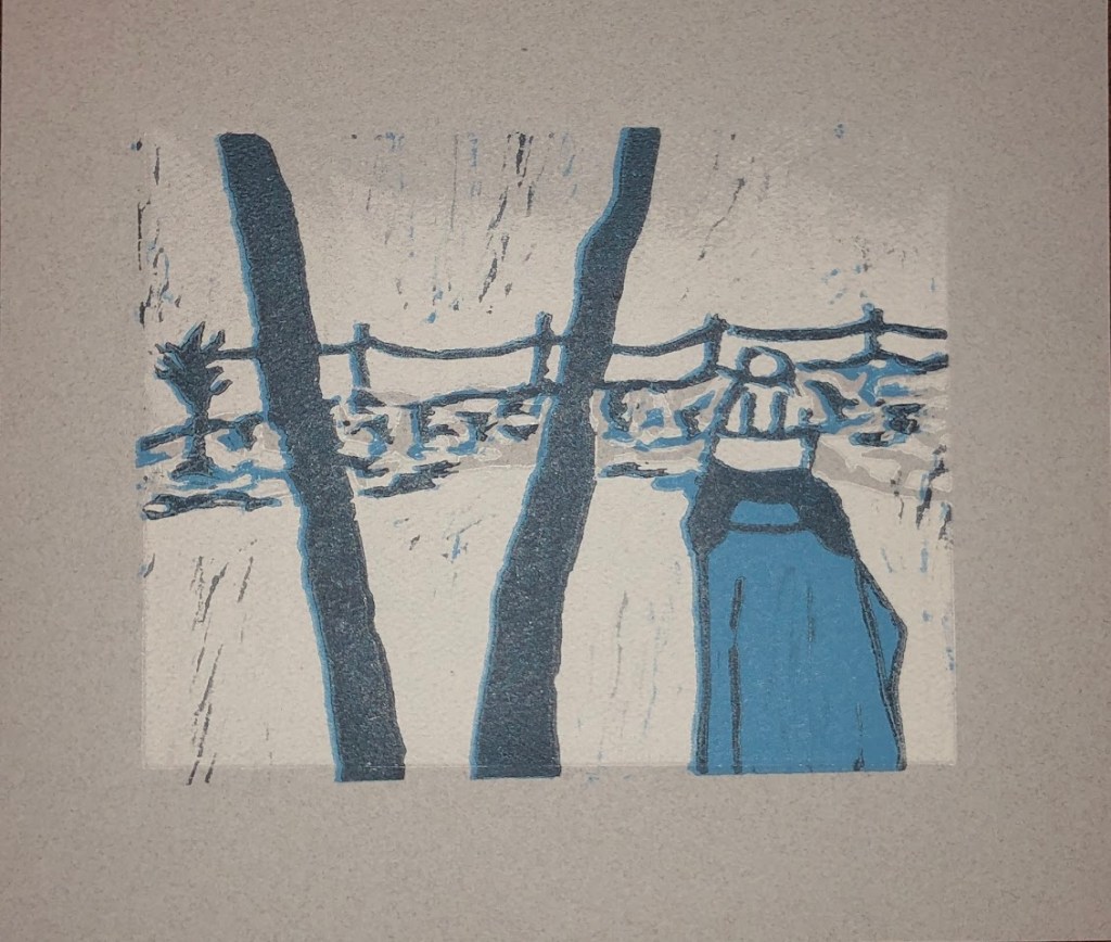 Colleen in a Snowy&nbsp;Field