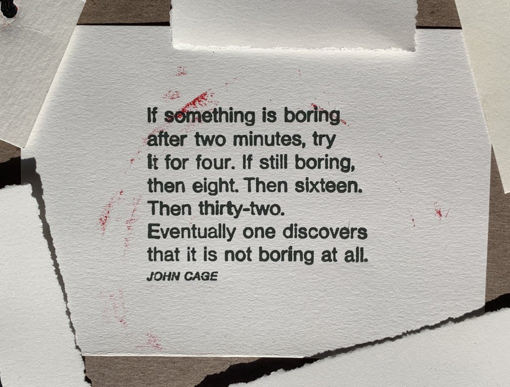 A Quote from John&nbsp;Cage